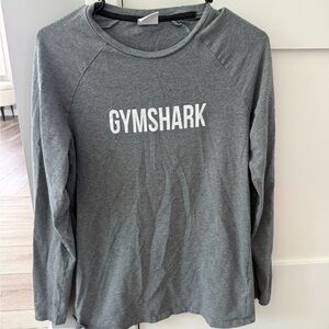 Gymshark Heather Gray Crew Neck Top